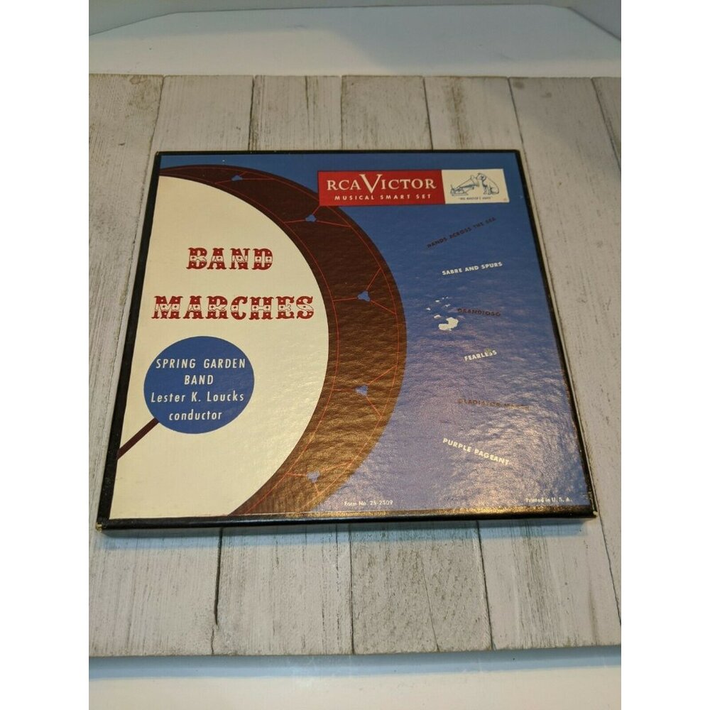 RCA Victor Musical Smart Set  Band Marches Spring Garden Band 3 Records